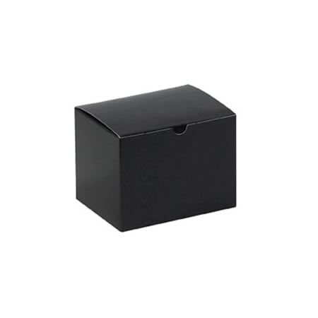 Bsc Preferred 6 x 4-1/2 x 4-1/2'' Black Gloss Gift Boxes, 100PK BUY00026835